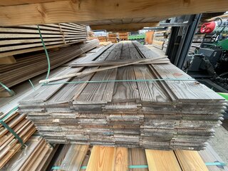 Ca. 68x Douglas Wisselsponning, 18x185mm, lengte 400cm